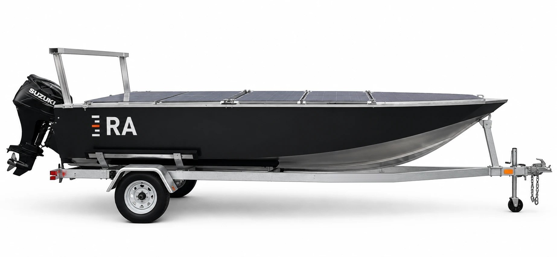 Eureka 001 in profile on its trailer